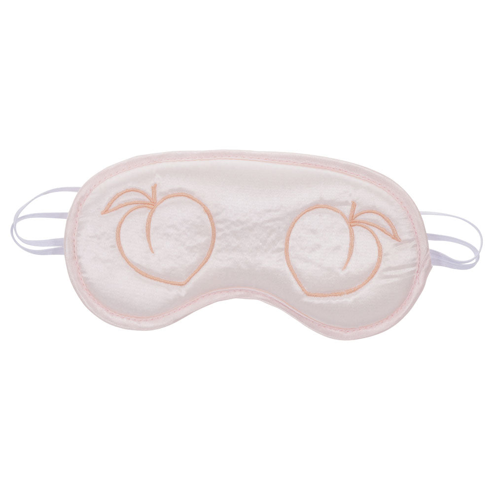 Sex & Mischief Peaches n CreaMe Blindfold - Peach Eyemask