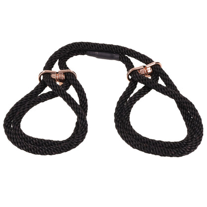 Sex & Mischief Knotty Brat Kit - Black Bondage Kit - 3 Piece Set