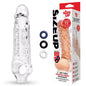 Size Up 1 Inch See-Thru Stretch Penis Extender - Clear 2.5 cm (1'') Penis Extension Sleeve