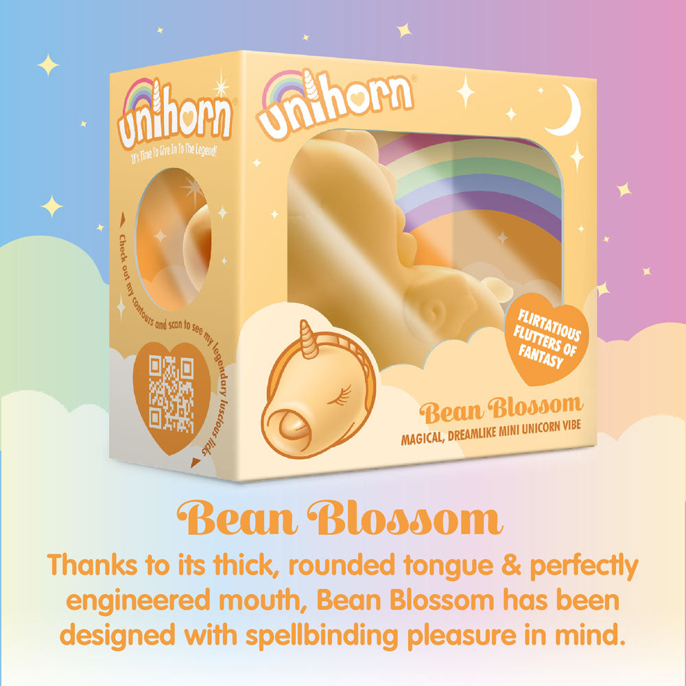 Unihorn - Bean Blossom - Yellow USB Rechargeable Flicking Stimulator