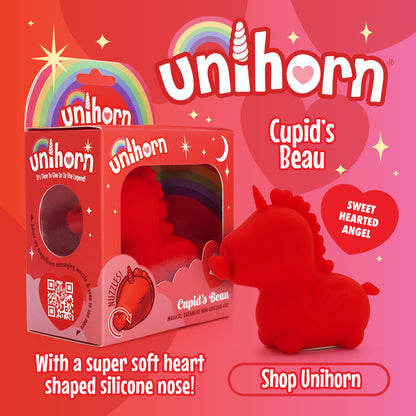 Unihorn - Cupids Beau - Red USB Rechargeable Heart Nosed Stimulator