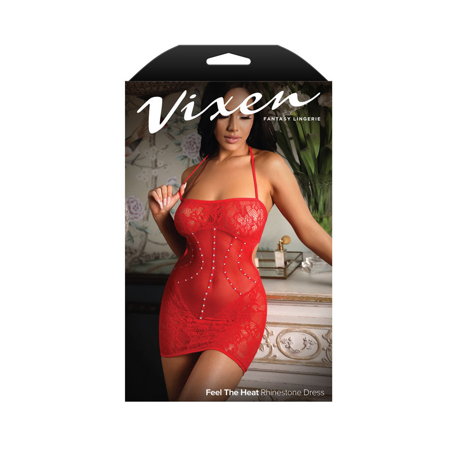 VIXEN FEEL THE HEAT - 1Size - Red - One Size