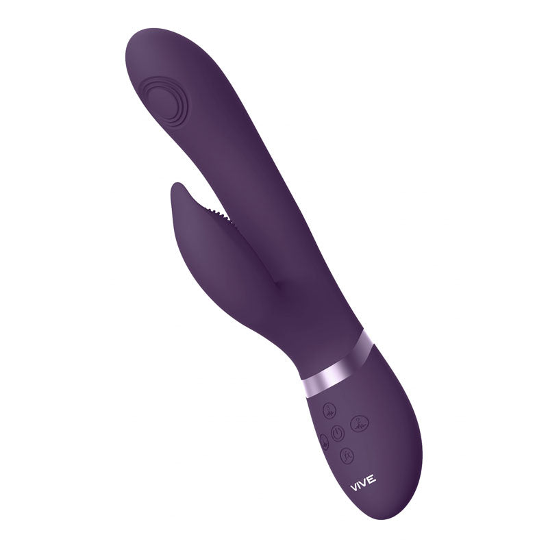 VIVE Aimi - Purple - Purple 22.3 cm USB Rechargeable Rabbit Vibrator