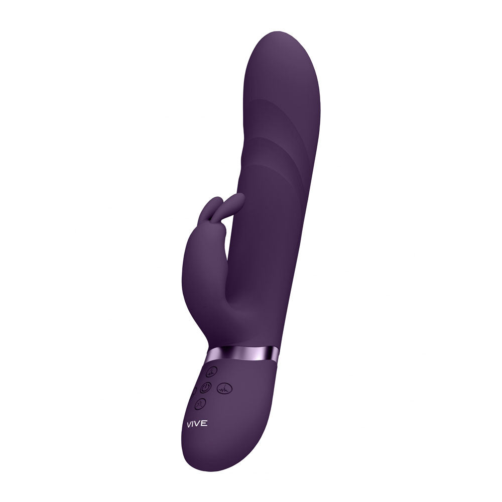 VIVE Nari - Purple - Purple 24.1 cm USB Rechargeable Rabbit Vibrator