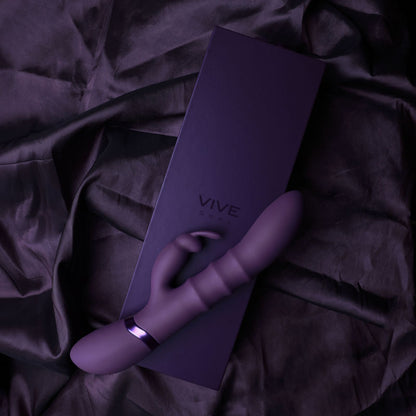 VIVE Sora - Purple - Purple 24.2 cm USB Rechargeable Rabbit Vibrator