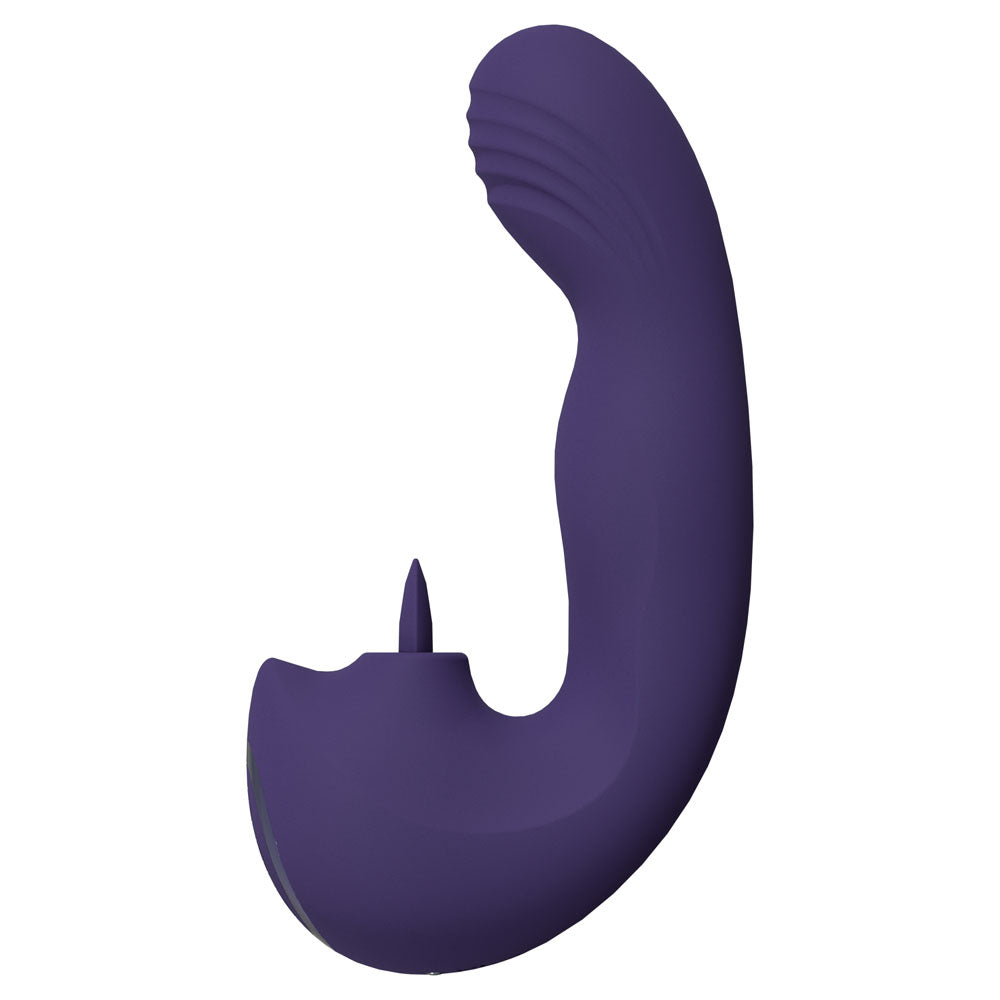 VIVE Yumi - Purple - Purple USB Rechargeable Triple Motor Vibrator