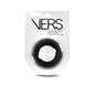 VERS Liquid Silicone Weighted Steel Core C-Ring - Black Cock Ring with Steel Core