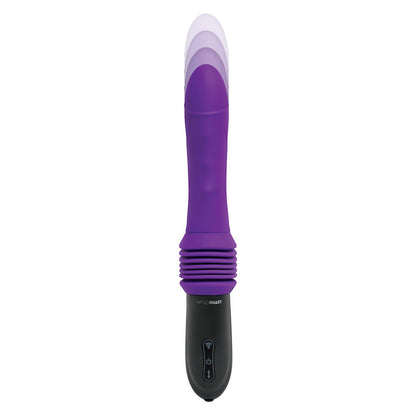 WhipSmart Thrusting Sex Machine - Purple 23 cm USB Rechargeable Thrusting Vibrator with Suction