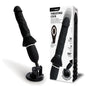 WhipSmart Thrusting Cock - Black 30 cm USB Rechargeable Thrusting Vibrator with Suction Mount