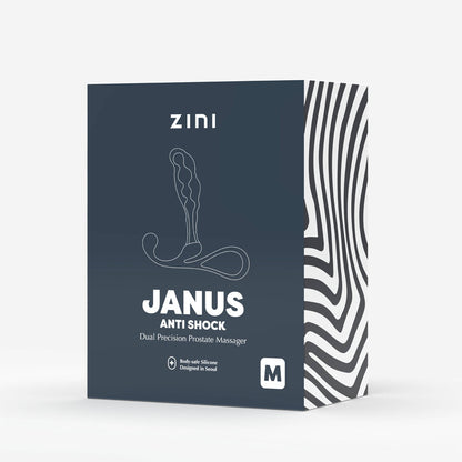 Zini Janus Anti Shock - Medium - Black Medium Prostate Massager