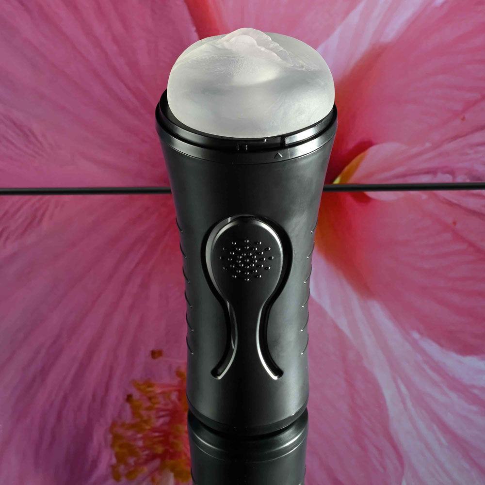 Zero Tolerance HOLD TIGHT - Clear USB Rechargeable Vibrating Vagina Stroker