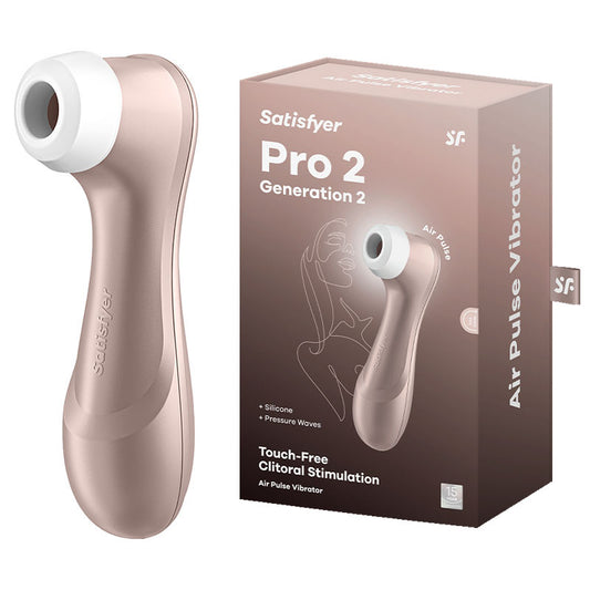 Satisfyer Pro 2 - Rose Gold - Touch-Free USB-Rechargeable Clitoral Stimulator