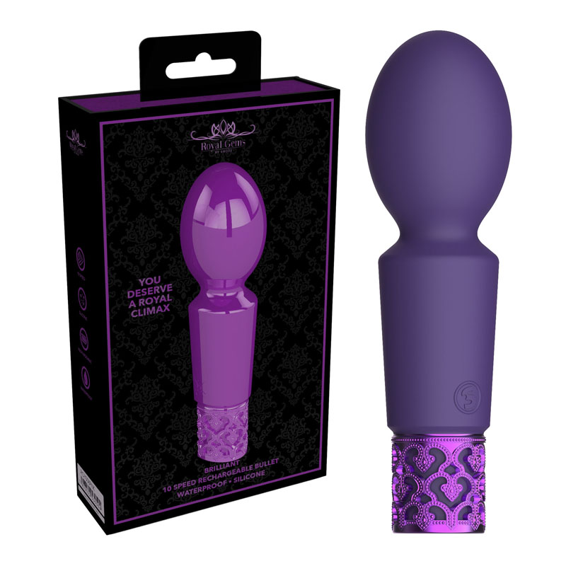 ROYAL GEMS Brilliant - Silicone Rechargeable Bullet