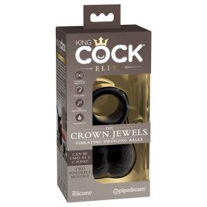 King Cock Elite The Crown Jewels Vibrating Silicone Balls