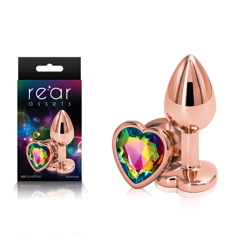 Rear Assets Rose Gold Heart Small