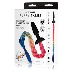 WhipSmart Furry Tales Silicone Rainbow Tail