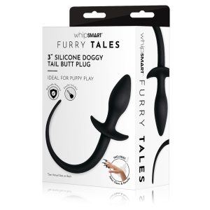 WhipSmart Furry Tales 3'' Silicone Doggy Tail Butt Plug