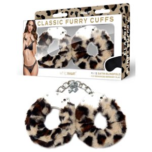 WhipSmart Classic Furry Cuffs - Leopard
