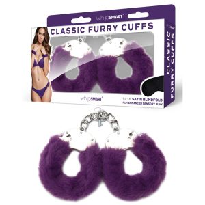 WhipSmart Classic Furry Cuffs - Purple