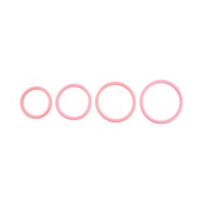 SPORTSHEETS Rubber O-Ring 4 Pack - Coral